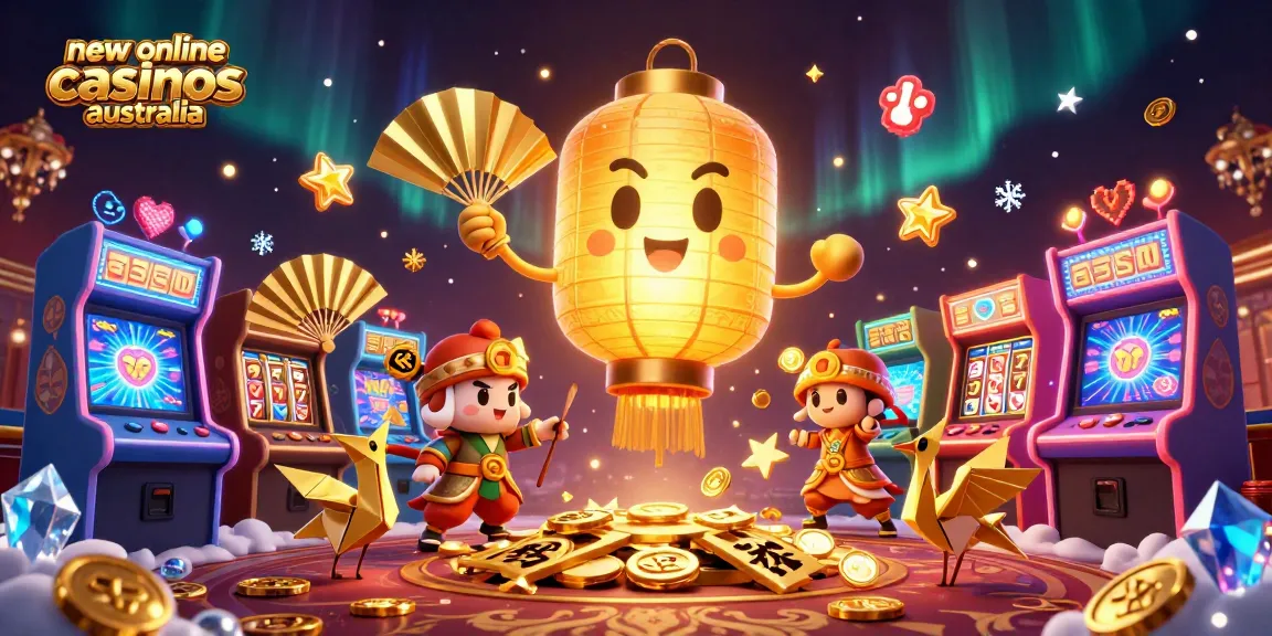 Explore new online casinos Australia with vibrant 3D characters and exciting game elements.
